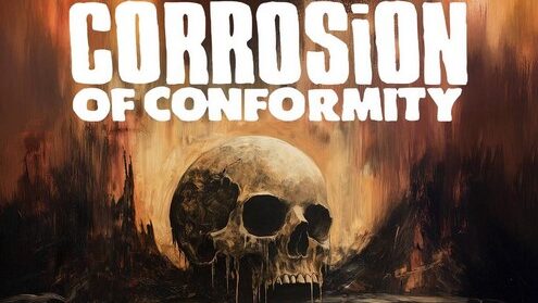Cartaz Corrosion of Conformity turnê latino americana.