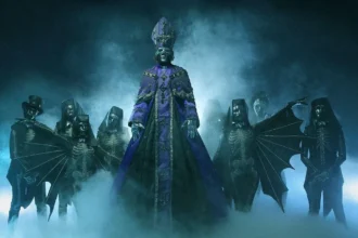 Foto: Divulgação do novo Papa V Perpetua da banda Ghost.