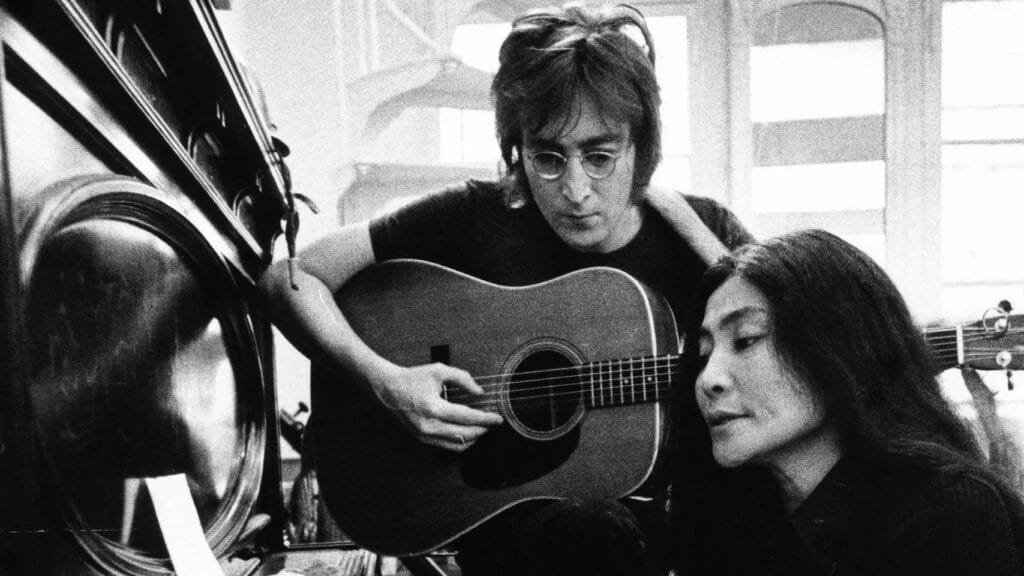 John Lennon e Yoko Ono / One To One. Crédito: Magnolia Pictures.