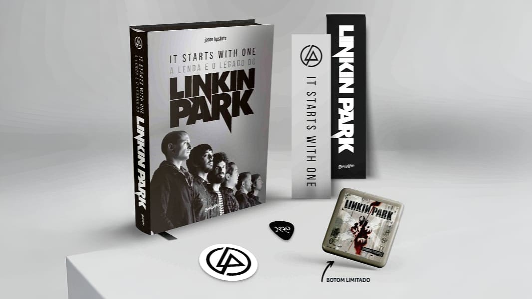 Livro: Its Starts With One: A lenda e o Legado de Link Park. Autor: Jason Lipshutz.