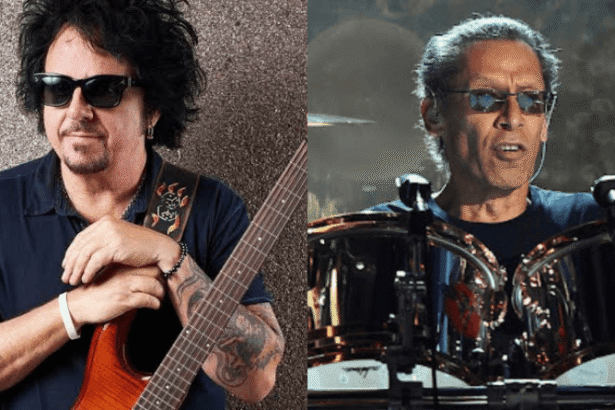 Steve Lukather. Crédito: Joby Sessions/Guitarist Magazine. Alex Van Halen. Crédito: Ethan Miller/ Getty Images.
