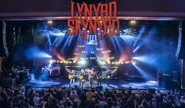 Lynyrd Skynyrd ao vivo. Crédito: Divulgação/Instagram.