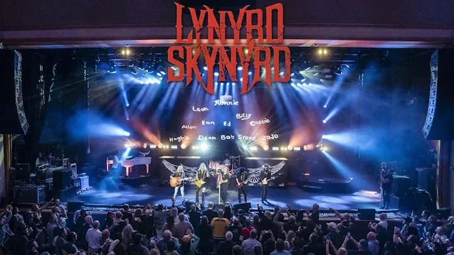 Lynyrd Skynyrd ao vivo. Crédito: Divulgação/Instagram.