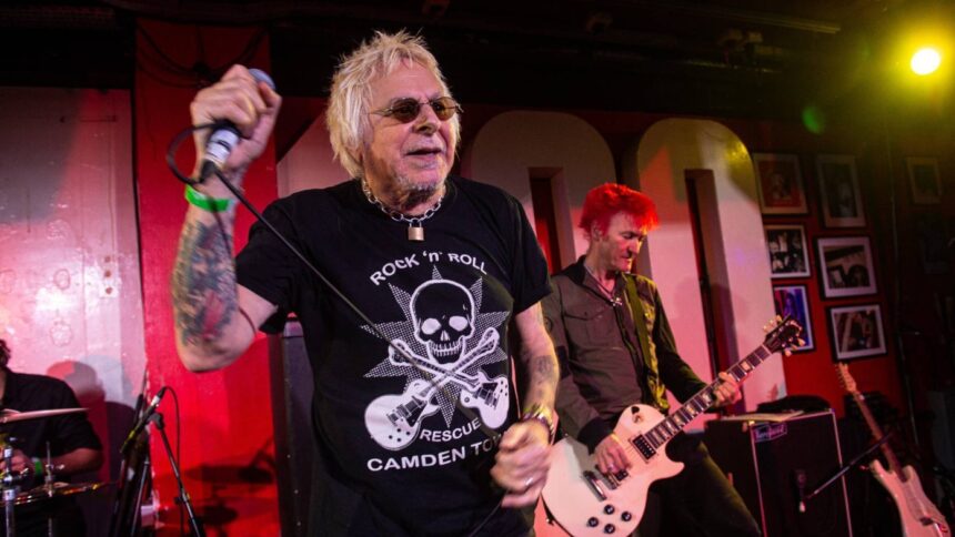Foto: Uk Subs. Crédito: Guy Smallman/Redferns.