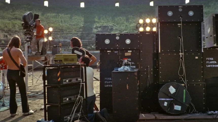Pink Floyd Live At Pompeii Reprodução Youtube.