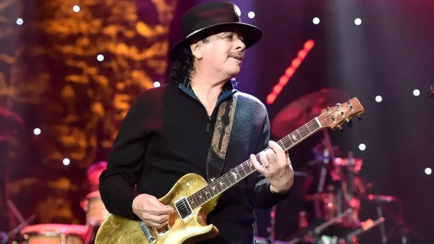 Carlos Santana. Crédito: Alberto Rodriguez/Getty Images for the Recording Academy.