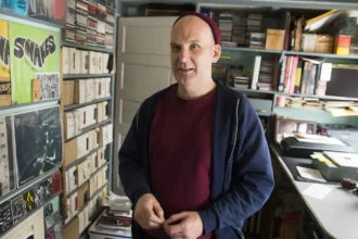 Foto: Ian MacKaye. Crédito: Saul Loeb/AFP/Getty Images.