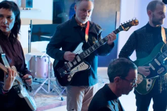 Foto: Stereolab. Crédito: Joe Dilworth.