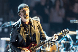 The Edge / U2. Crédito: Moffly via Depositphotos.