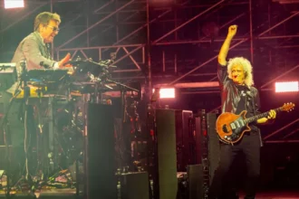 Jean Michael Jarre / Brian May. Crédito: Divulgação.