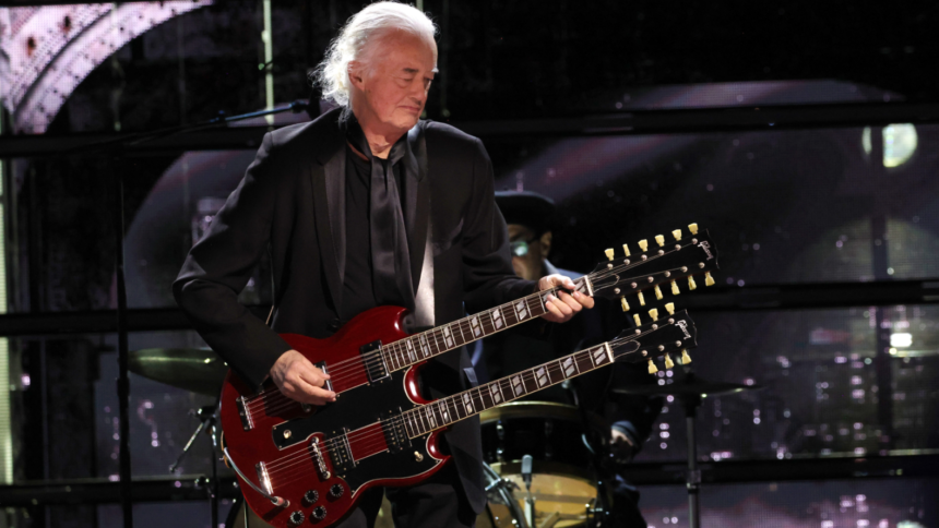 Jimmy Page. Crédito: Kevin Mazur/Getty Images.