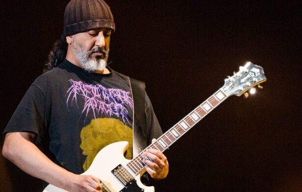 Foto: Kim Thayil. Crédito: Maurício Santana/Getty Images.