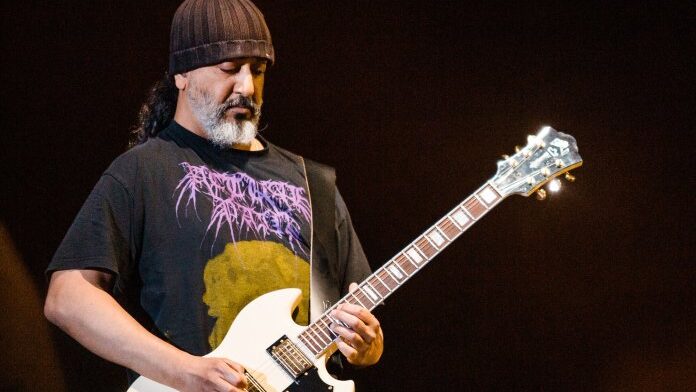 Foto: Kim Thayil. Crédito: Maurício Santana/Getty Images.