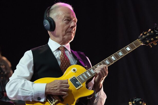 Robert Fripp. Crédito Emma Terraciano/Alamy Stock Photo.