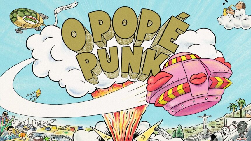 Capa da coletânea Pop é Punk. Crédito: Paulinho Tscherniak.