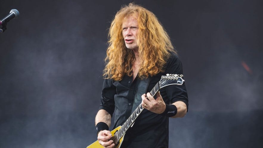Dave Mustaine. Crédito: Mariano Regidor / Redferns.