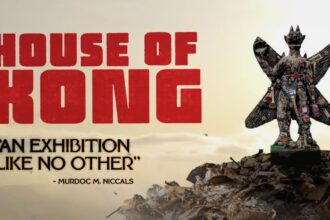 Cartaz exposição House Of Kong do Gorillaz.