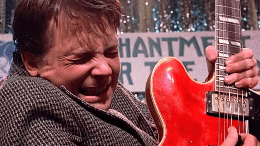 De Volta Para o Futuro / Gibson Guitar. Foto: Reprodução.