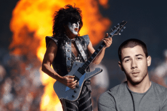 Paul Stanley. Foto: Daniel Pockett / Getty Images. Nick Jonas. Foto: Reprodução/SNL.