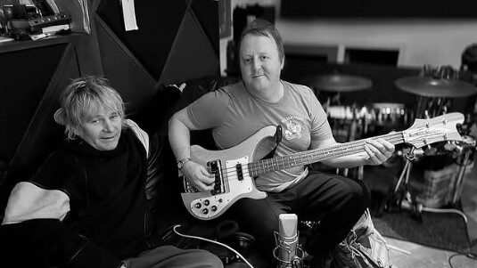 Foto: Zak Starkey e James McCartney. Crédito: Instagram.