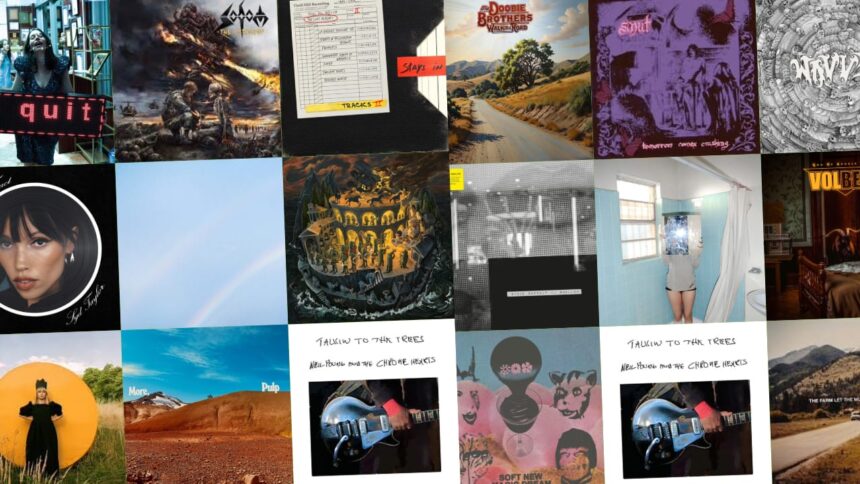 Capa dos álbuns lançados em junho de 2025.