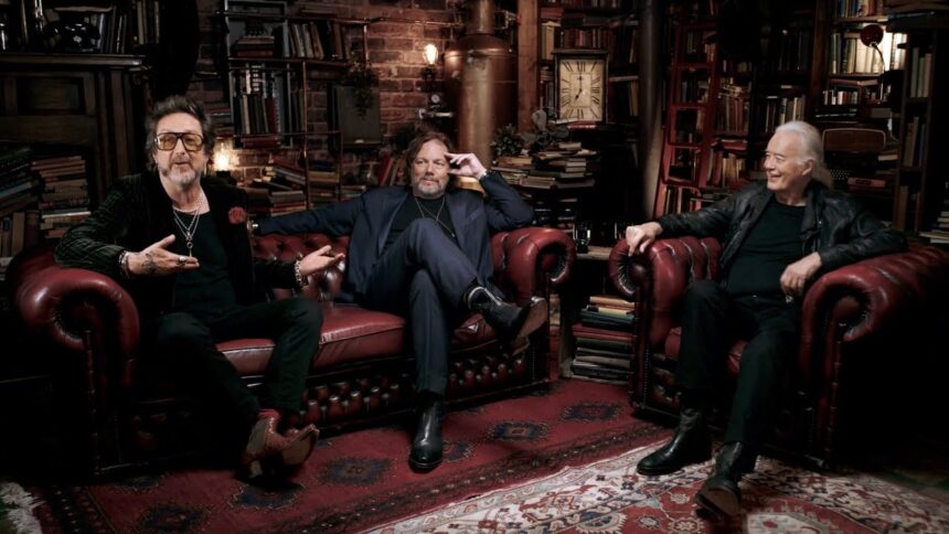 Jimmy Page & The Black Crowes. Foto: Reprodução Youtube.