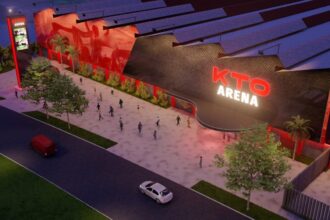 KTO Arena. Crédito: Criaforma Arquitetura.