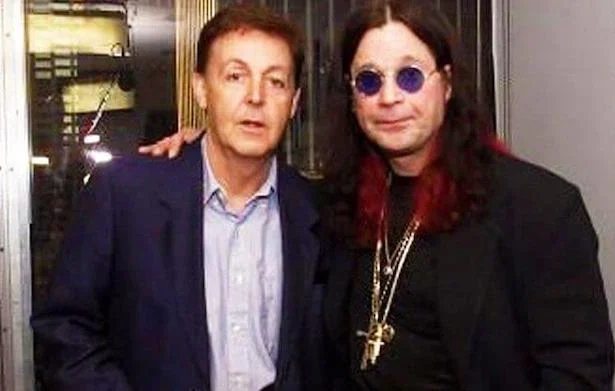 Ozzy Osbourne / Paul McCartney. Foto: Society of Rock.