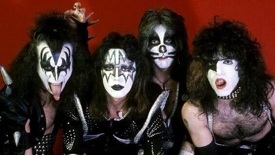 Kiss 1976. Foto: Reprodução Pinterest.