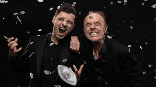 Martin Garrix/Lars Ulrich/Metallica. Foto: Instagram.