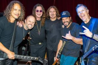 Metallica / Ozzy Osbourne. Foto: Noah Abrams Studio / Ross Halfin / Instagram Oficial.