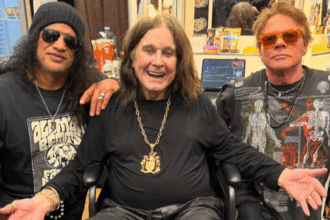 Ozzy Osbourne, Slash & Axl Rose. Foto: Instagram Ozzy Osbourne.