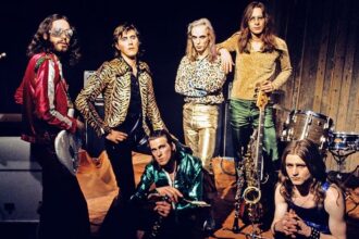 Roxy Music. Foto: Brian Cooke/Redferns/Getty Images.