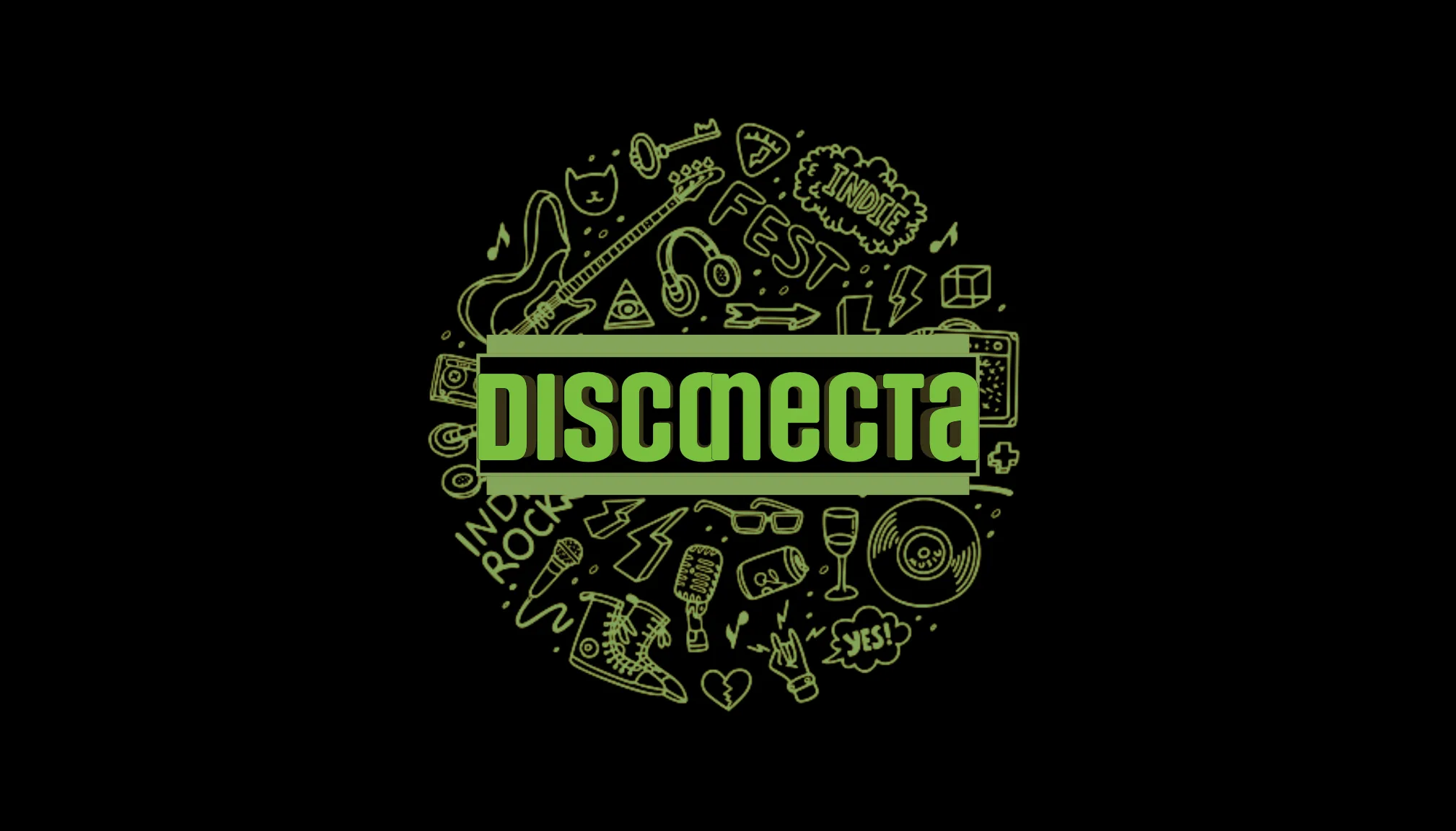 Logo Disconecta na Rádio.
