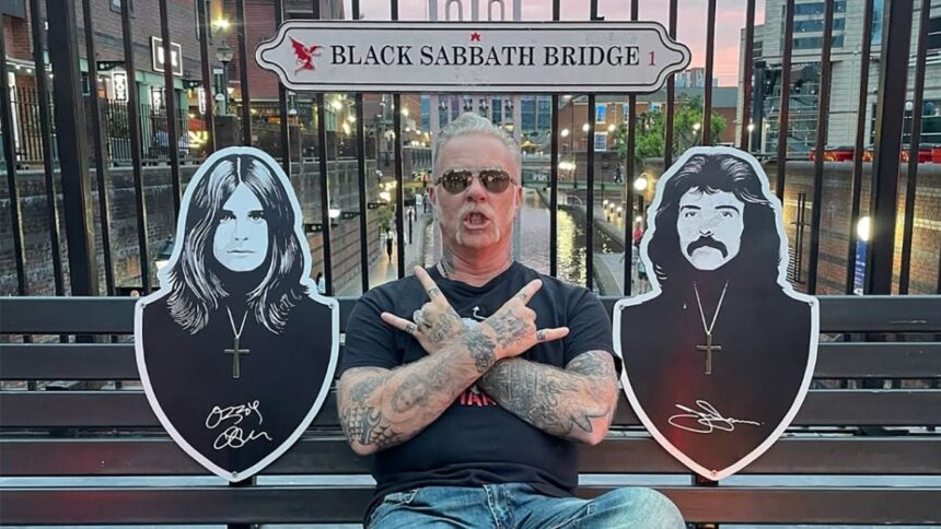 James Hetfield / Metallica / Bridge. Foto: Scott Colothan.