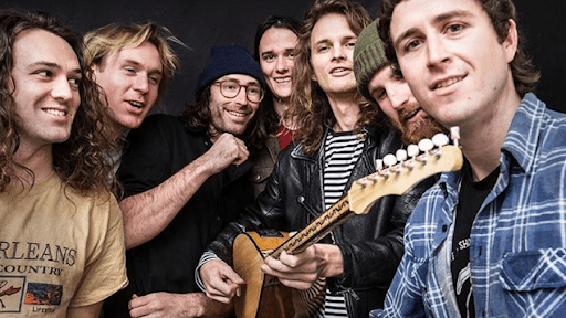 King Gizzard & The Lizzard Wizard. Foto: Divulgação.