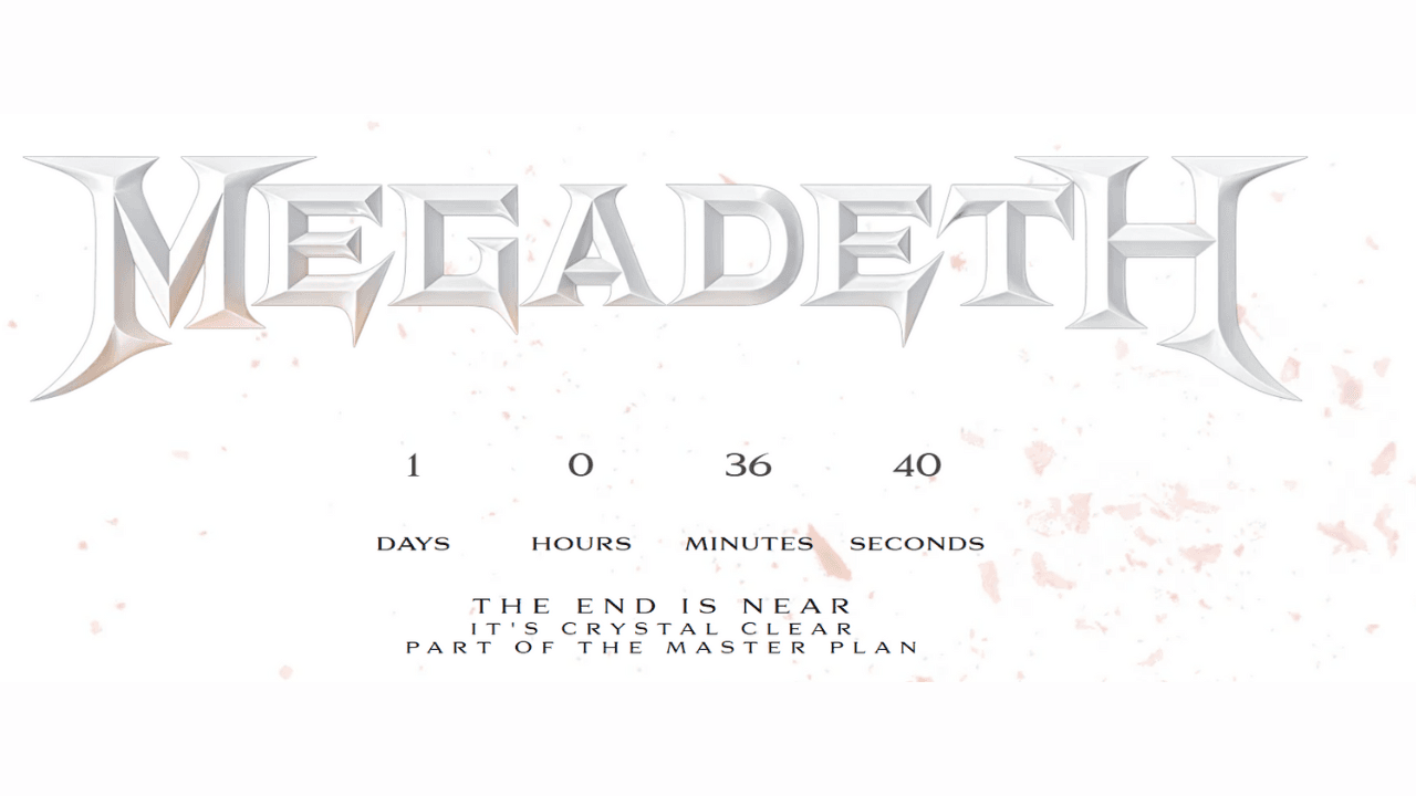 Megadeth. Foto: Site Oficial.