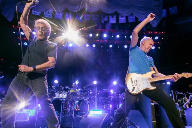 Roger Daltrey e Pete Townsend do The Who. Crédito: William Snyder.