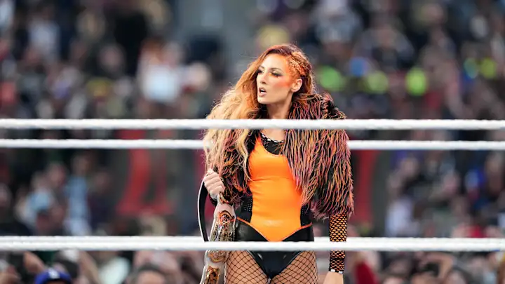 Becky Lynch. Foto: Joe Camporeale/Imagn Images.