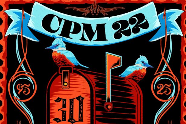 Cartaz 30 anos CPM 22.