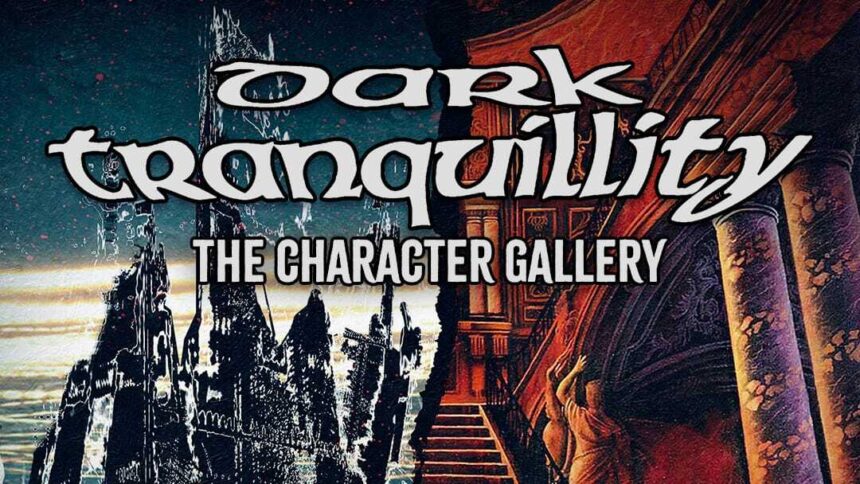 Cartaz Dark Tranquillity no Brasil.