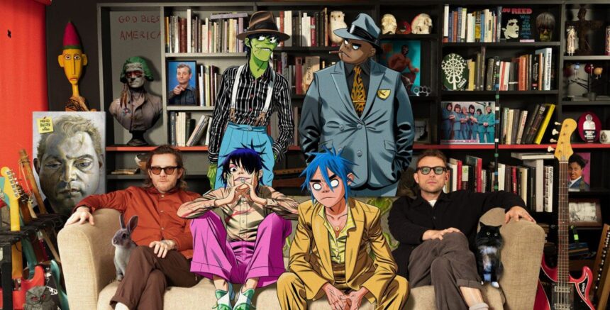 Gorillaz. Foto: Divulgação.