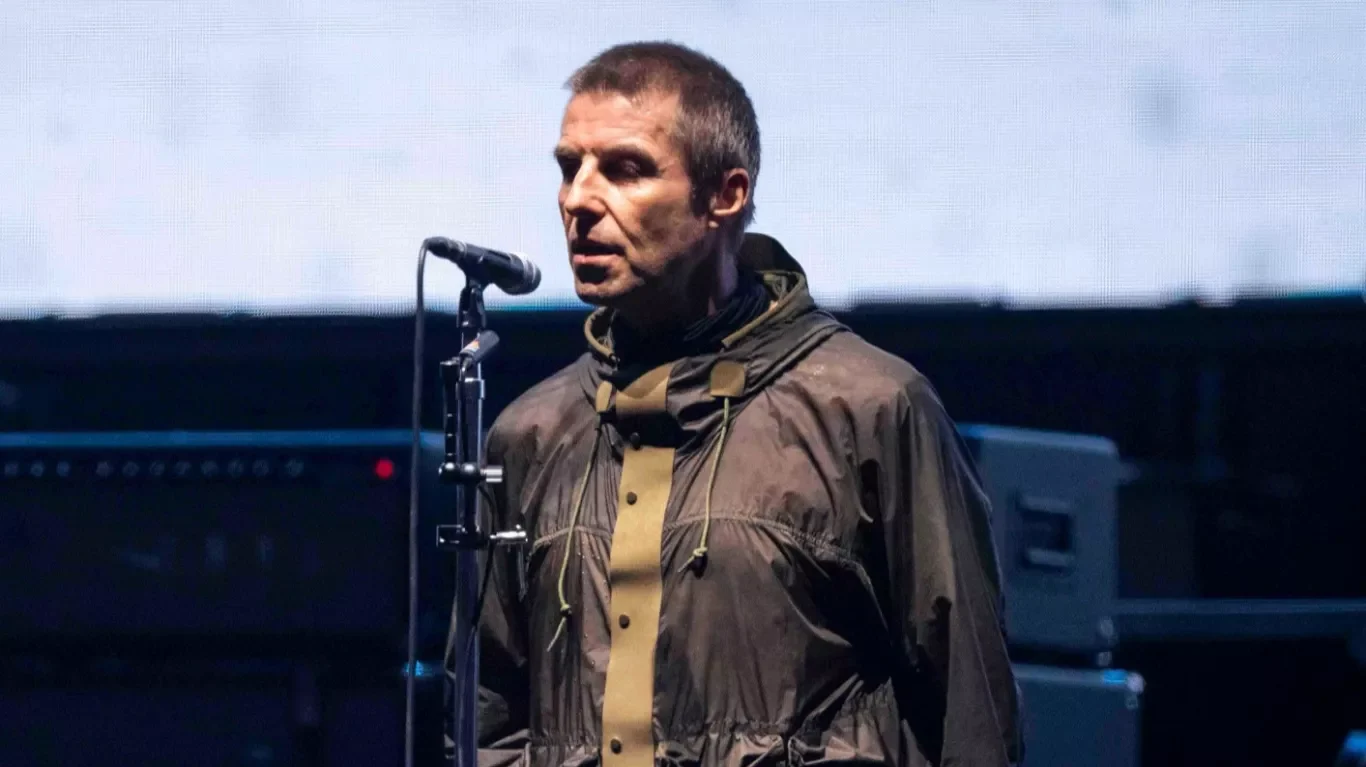 Liam Gallagher do Oasis. Crédito: Scott A. Garfitt.