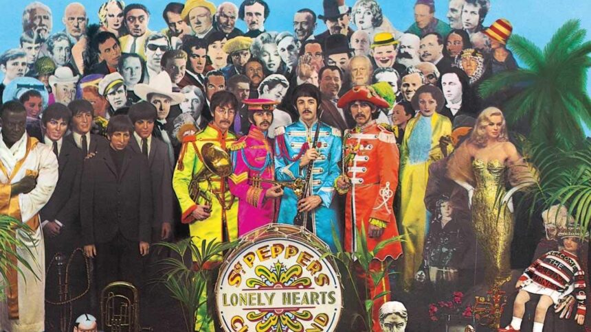Capa de Sgt. Pepper's Lonely Hearts Club Band doThe Beatles.