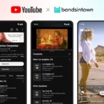 Youtube e Bandsintown.
