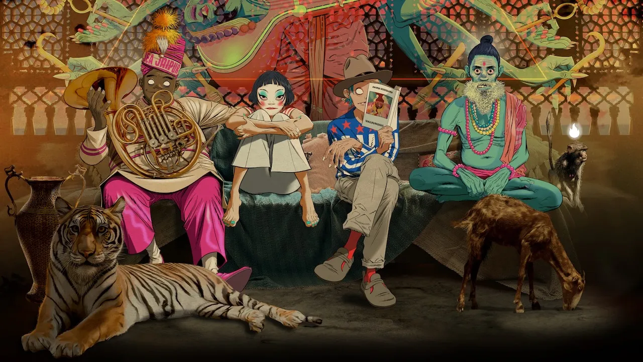 Gorillaz. Foto: Reprodução.