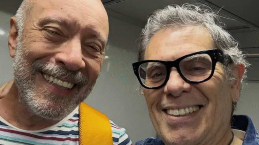 Roger Moreira e Edgard Scandurra. Foto: Reprodução Instagram.