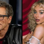 Kevin Bacon/Sabrina Carpenter. Foto: Reprodução.