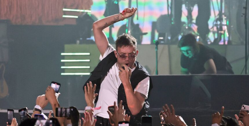 Gorillaz. Foto:Michael Loccisano/Getty Images for Coachella.