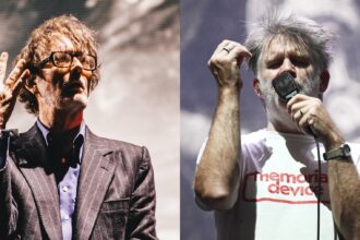 Jarvis Cocker e James Murphy. Foto: Luke Brennan/Michael Buckner/Getty Images